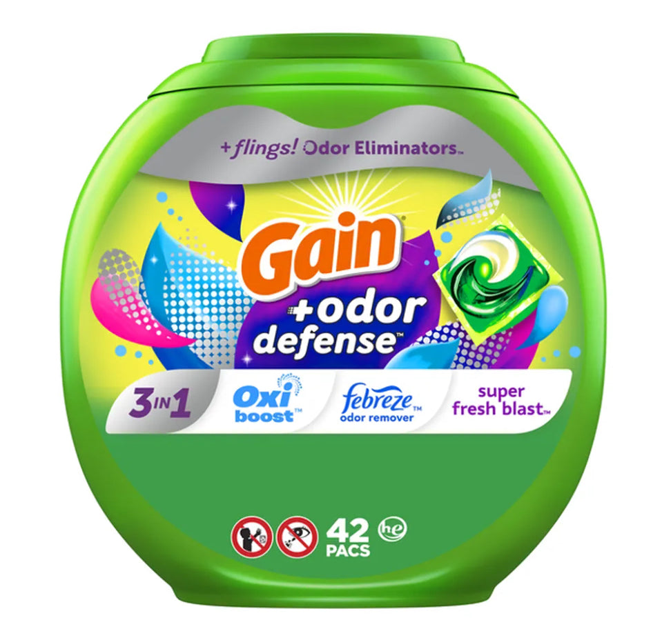 Gain Flings Odor Defense 42 Ct.