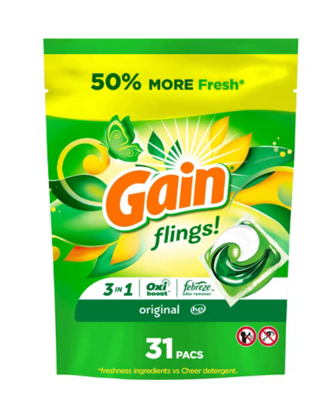 Gain Flings 31 Ct.