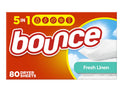 Bounce Fresh Linen Dryer Sheet 80 Ct.