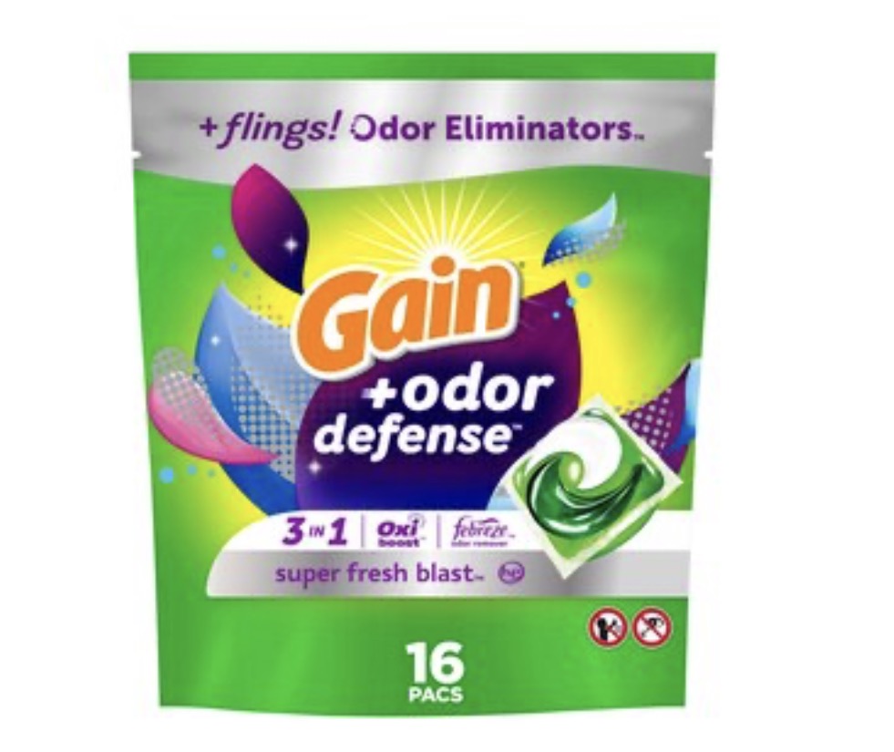 Gain Odor Defense 16 Ct. Flings