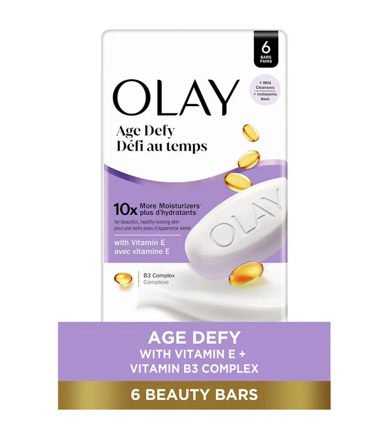 Olay Age Defy Bar Soap 6 Ct.