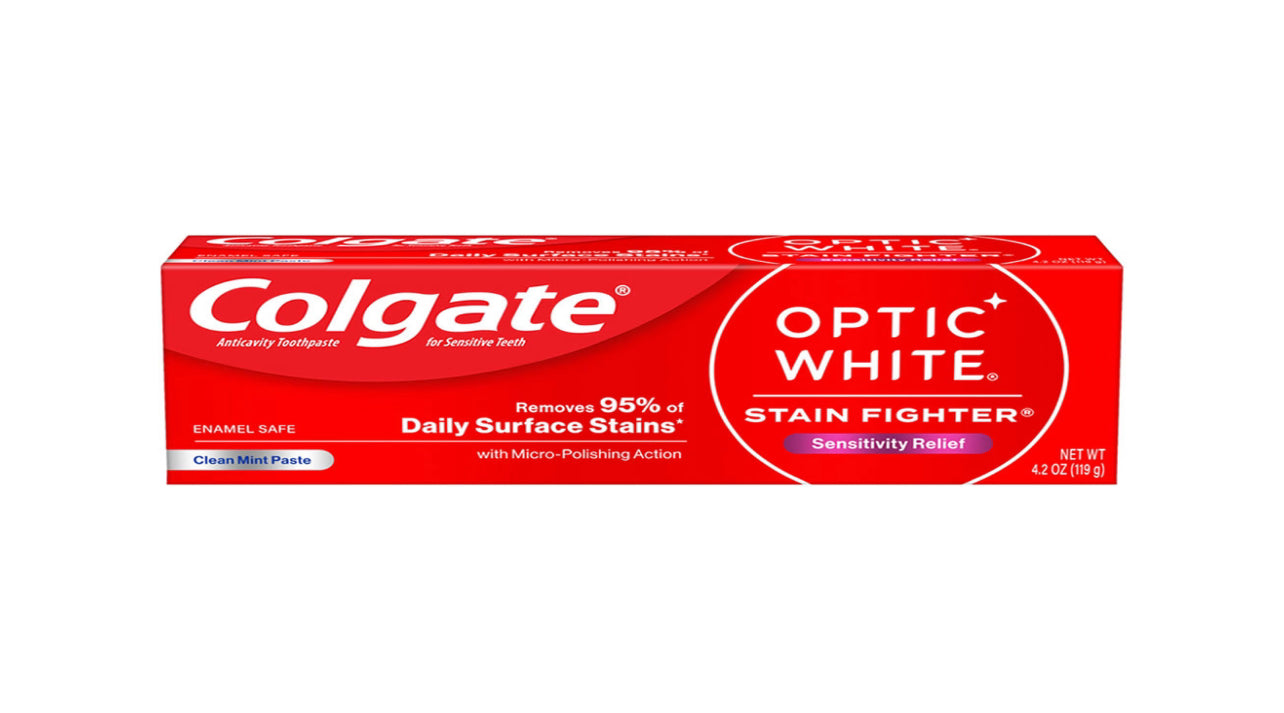 Colgate Optic White Sensitivity Relief 4.2 Oz