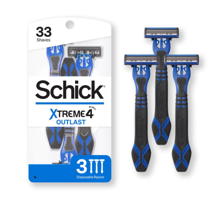 Schick Xtreme Outlast 4 Razor 3 Ct.