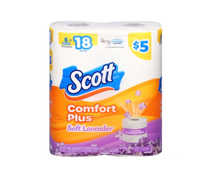 Scott Comfort Plus Lavender 6 Ct.