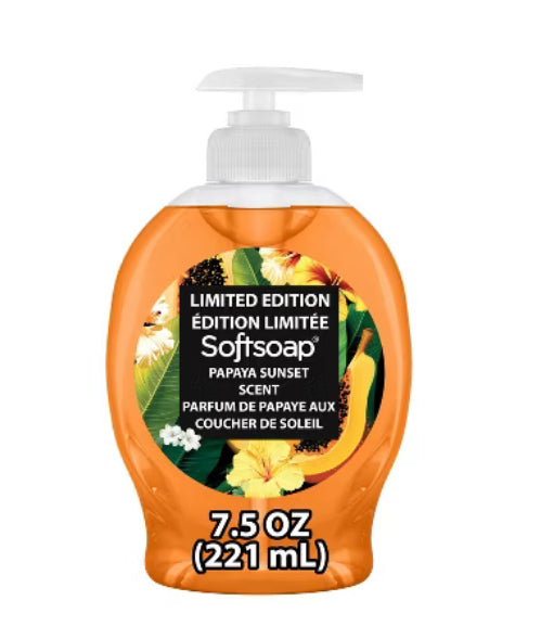 Softsoap Papaya Sunsets Liquid Hand Soap 7.5 Oz