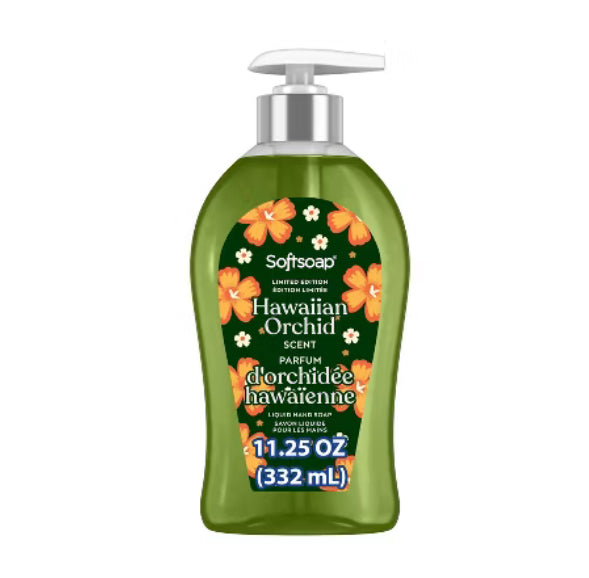 Softsoap Hawaiian Orchid Liquid Hand Soap 11.25 Oz