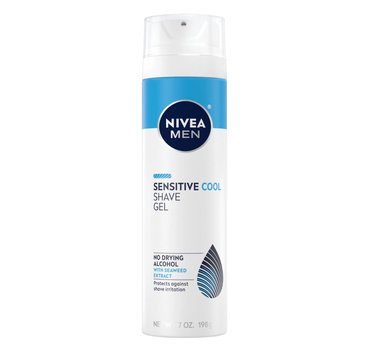 Nivea Sensitive Shave Gel W/ Seaweed Extract 7 Oz.