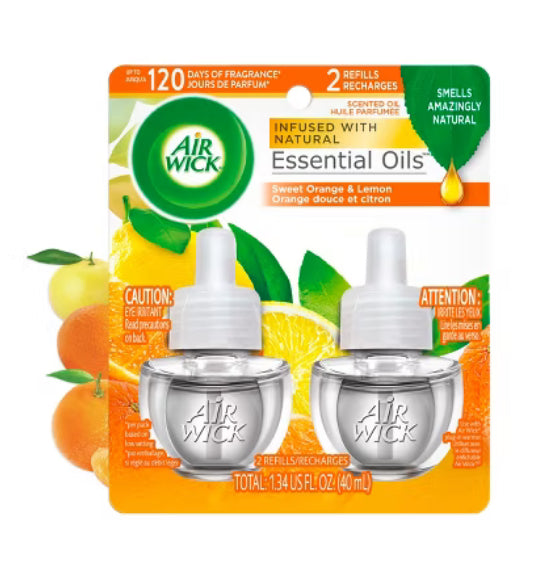 Air Wick Sweet Orange & Lemon 2 Ct. Refill