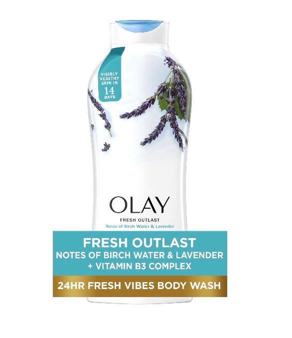 Olay Birch Water & Lavender 22 Oz Bodywash