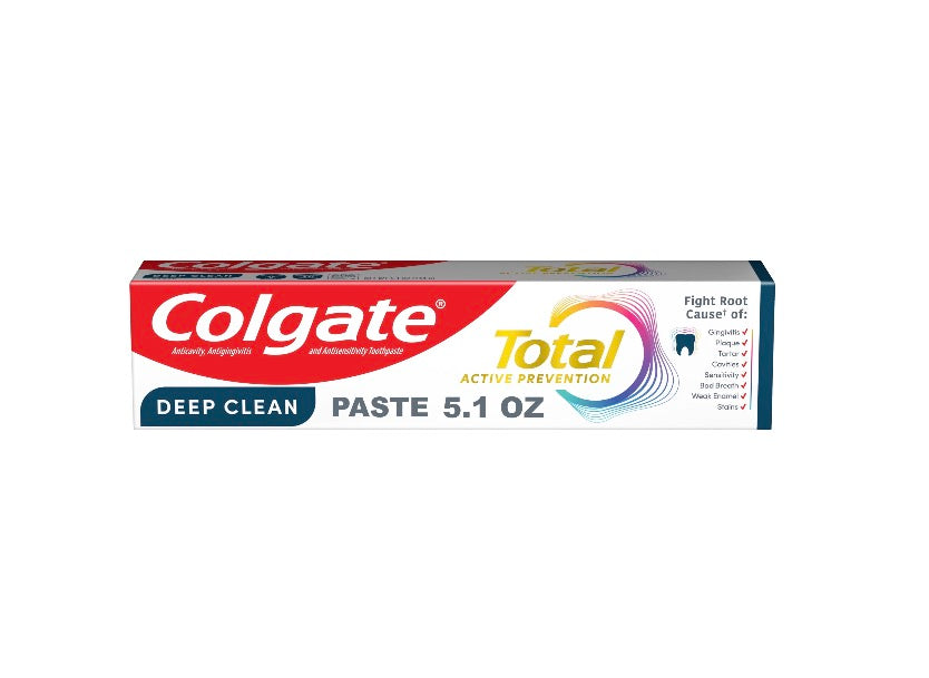 Colgate Total Active Prevention and Deep Clean 5.1 Oz.