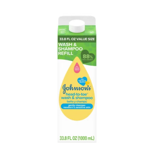 Johnson’s Head To Toe Wash Refill 33.8 Oz.
