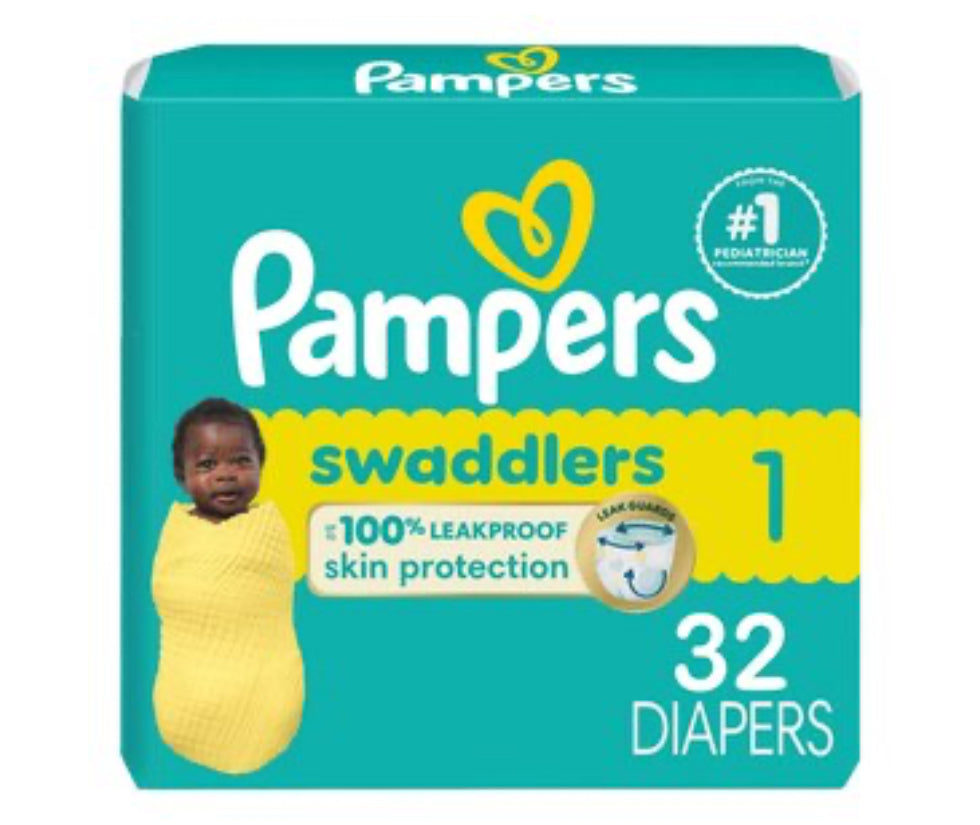 Pampers Swaddlers Size 1 32 Ct.
