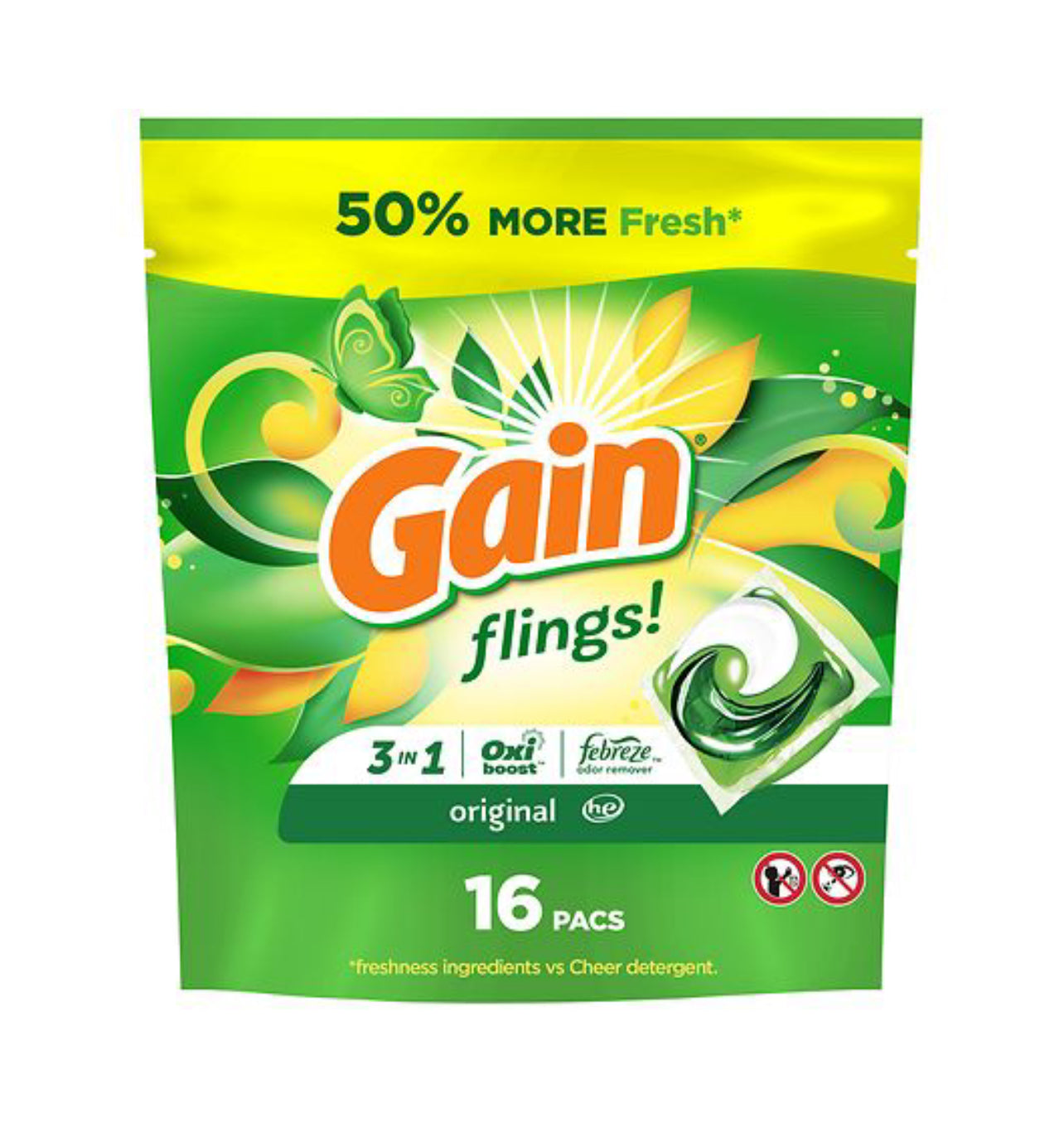 Gain Flings 16 Ct.