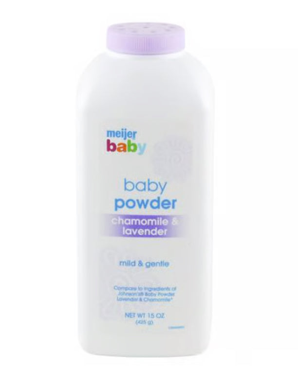 Meijer Lavender Baby Powder
