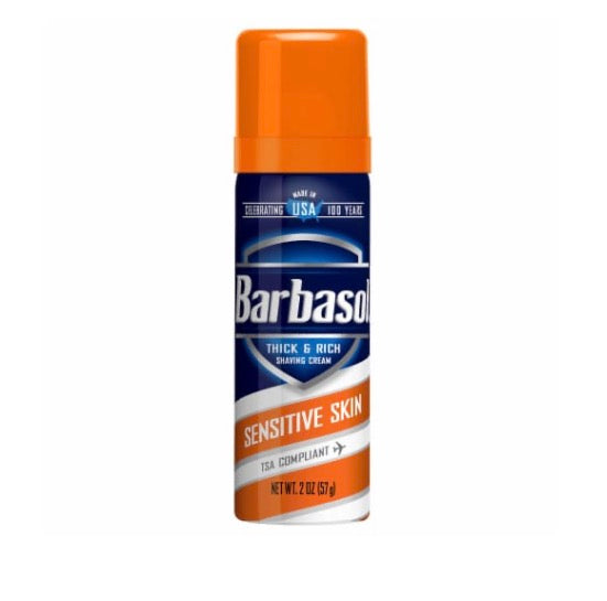 Barbasol Sensitive Shaving Cream 2 Oz.