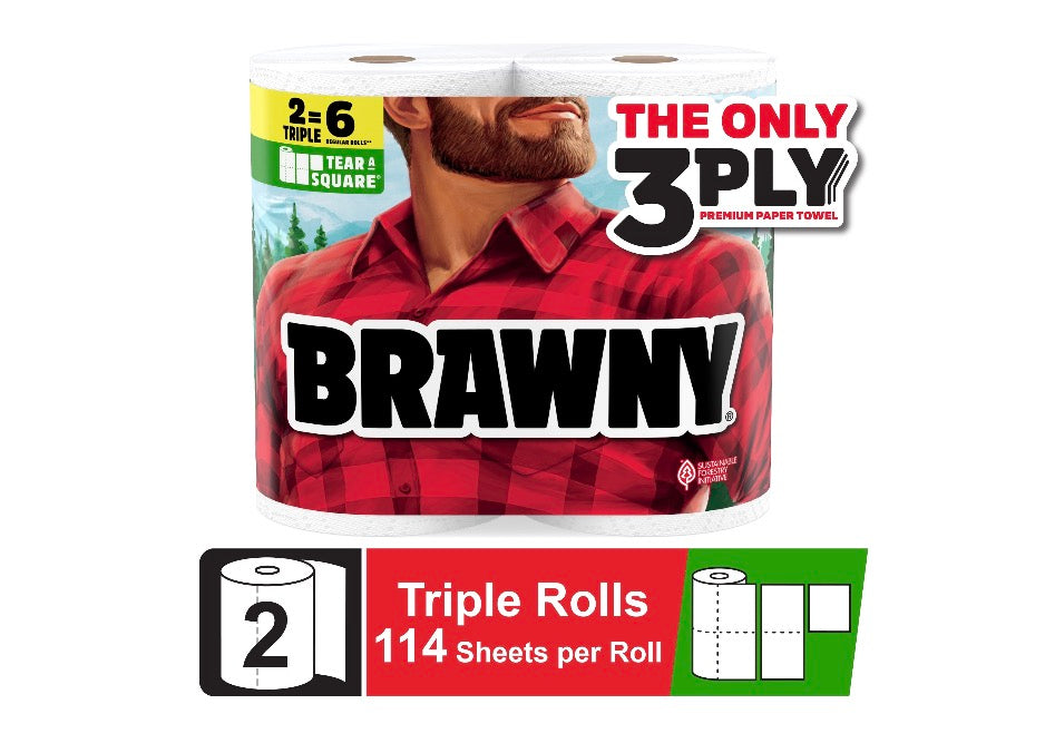 Brawny Paper Towel 2=6